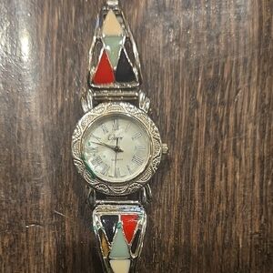 Vintage Collezio Women's Silver Multicolor Watch